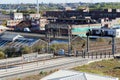 Railway line and Moon Street station