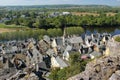 City view and river Vienne. Chinon. France Royalty Free Stock Photo