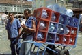 City view, street life, metropolis Rio de Janeiro Royalty Free Stock Photo