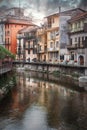 City view through the streets of Omegna