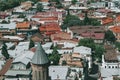 City view. Tbilisi, Georgia. Observation platform. city panorama Royalty Free Stock Photo