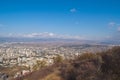 City view. Tbilisi, Georgia. Autumn city landscape. A city among the mountains