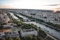 City View from top of Eiffle Tower