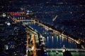 City view from Tour Eiffel in Paris. Royalty Free Stock Photo