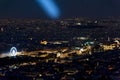 City view from Tour Eiffel in Paris. Royalty Free Stock Photo