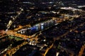 City view from Tour Eiffel in Paris. Royalty Free Stock Photo