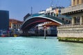 City View of Venice with constitution bridge on grand canal