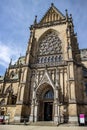 City views of the state capital Linz Austria with churches, cathedral Royalty Free Stock Photo