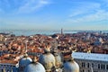 Panoramic view of city Venedig, Italy Royalty Free Stock Photo