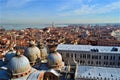 Panoramic view of city Venedig, Italy Royalty Free Stock Photo