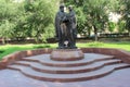 The city of Volgograd. Monument to Saints Peter and Fevronia.