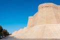 City wall of Ancient city of Itchan Kala in Khiva, Uzbekistan. Itchan Kala is Unesco World Heritage Site. Royalty Free Stock Photo