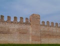 The city wall of Cittadella in Italy Royalty Free Stock Photo