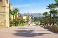 City wall from old Rabat Morocco Africa