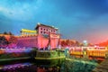 City wall of Xi`an, Yongning Gate, Sothern Gate Royalty Free Stock Photo