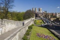 The City Wall and York Minster - York - England