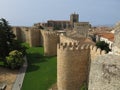 City walls of Avila. Spain. Royalty Free Stock Photo