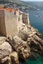 City walls. Dubrovnik. Croatia Royalty Free Stock Photo