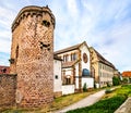 City walls of Obernai - Alsace, France Royalty Free Stock Photo