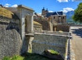 The Walls of the Citadel of Briancon, France Royalty Free Stock Photo