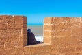 City Walls in Old Town Medina in Essaouira, Morocco Royalty Free Stock Photo