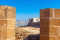 City Walls in Old Town Medina in Essaouira, Morocco Royalty Free Stock Photo