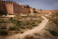 City walls. Ramparts and graveyard. Marrakesh. Morocco