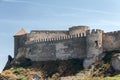 City walls and towers of the old fortress. Belgorod-Dniester