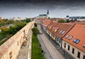 City walls in Trnava Royalty Free Stock Photo