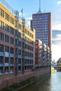 City of Warehouses disctrict (Speicherstadt) in Hamburg, Germany Royalty Free Stock Photo