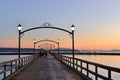 City of White Rock Pier at sunset