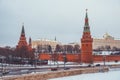 City winter landscape. Moscow, Russia Royalty Free Stock Photo