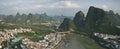 The city of yangshuo,guangxi province