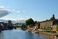 City of York on the banks of the river Ouse, England, UK Royalty Free Stock Photo