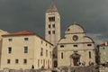 City of Zadar, historic architecture in Croatia.
