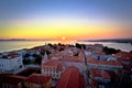 City of Zadar skyline sunset view Royalty Free Stock Photo