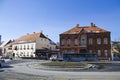 City Zagreb streets and buildings