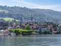 City of Zug Switzerland in the summer