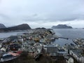 City of Ãâ¦lesund, Norway. Royalty Free Stock Photo