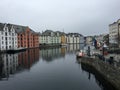 City of Ãâ¦lesund, Norway. Royalty Free Stock Photo