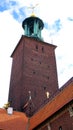 Cityhal tower in Stockholm Royalty Free Stock Photo