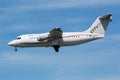 CityJet Avro RJ85 EI-RJY passenger plane landing at Hamburg Airport