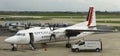 Cityjet Fokker F50 plane at Orly airport in Paris