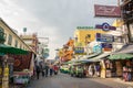 Citylife of Khao san road at Bangkok, Thailand