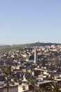 Cityline of Fes in Marocco Royalty Free Stock Photo