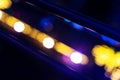 Citynight neon color blur bokeh background Royalty Free Stock Photo