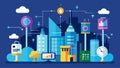 The citys power grid hummed with efficiency thanks to the realtime data analytics that monitored and optimized energy Royalty Free Stock Photo