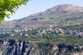 Cityscape for Ahden town in north lebanon Royalty Free Stock Photo