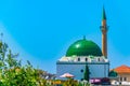 Cityscape of Akko dominated by Al Jazzar mosque, Israel Royalty Free Stock Photo