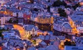 Cityscape of Alesund - Norway Royalty Free Stock Photo